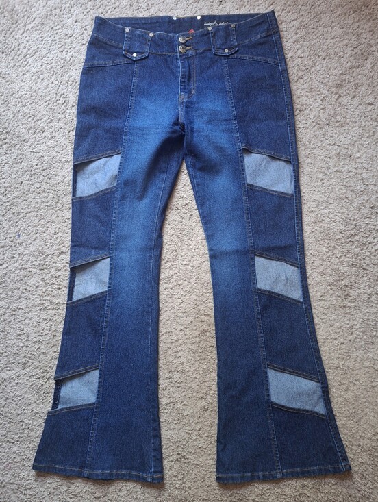 Baby Phat Denim - Y2k Vintage Baby Phat Cut Out Flare Jeans